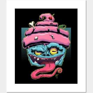 Monster Cupcake Posters and Art